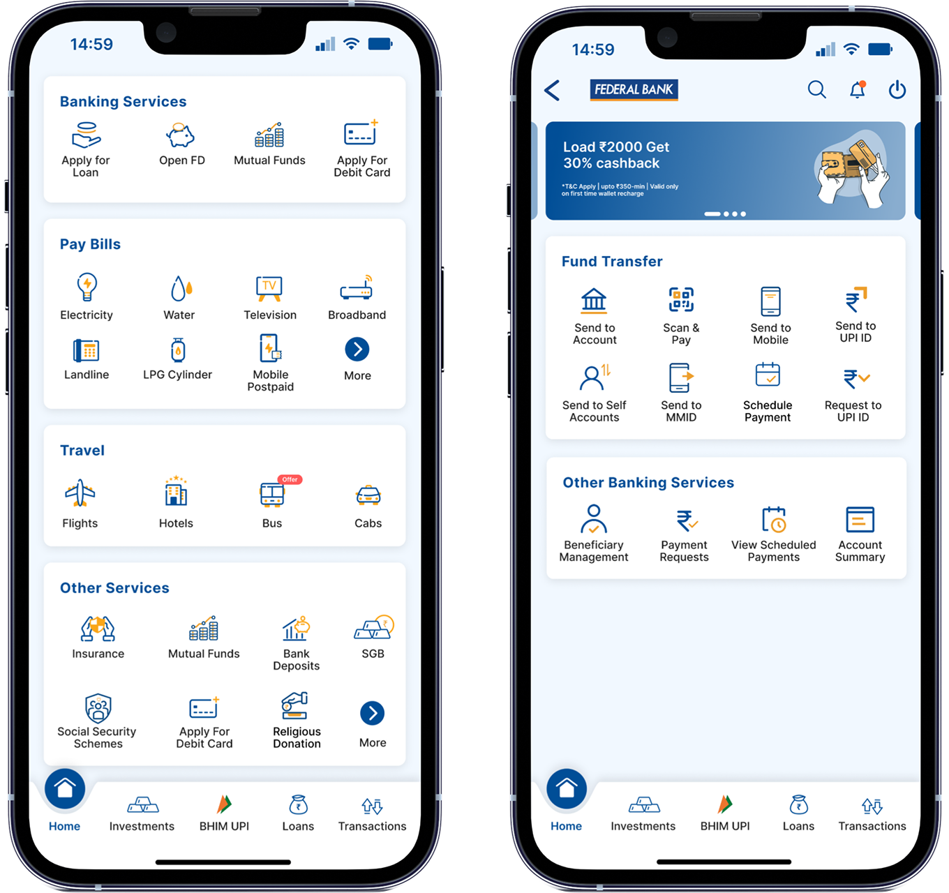 Banking Services Card