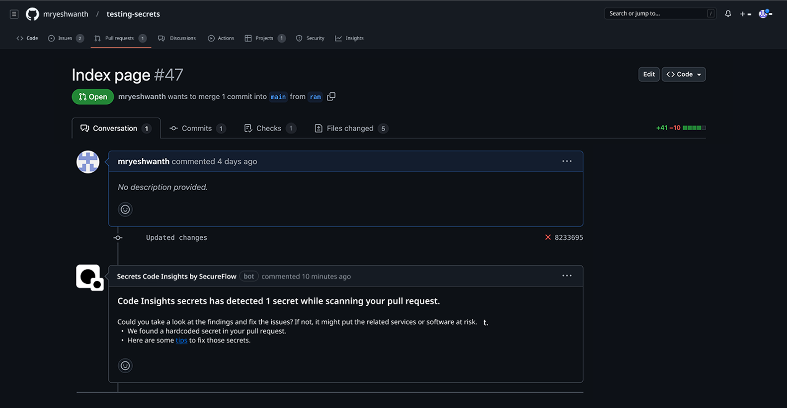 PR Check Flow Issue Creation 3